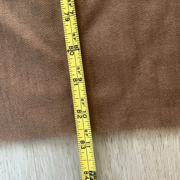 Pink collection 100% wool scarf paisley floral brown maroon or table runner - Picture 8 of 10